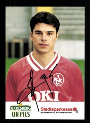Ciriaco Sforza Autogrammkarte 1 FC Kaiserslautern 1994-95 Original Signiert