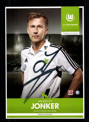 Andries Jonker Autogrammkarte VFL Wolfsburg 2012-13 2. Karte Original Signiert