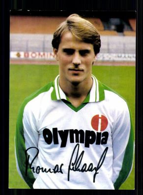 Thomas Schaaf Autogrammkarte Werder Bremen 1981-82 Original Signiert + 2
