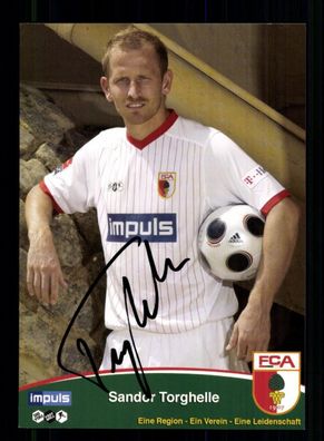 Sandor Torghelle Autogrammkarte FC Augsburg 2008-09 Original Signiert