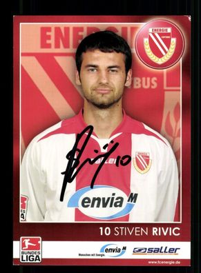 Stiven Rivic Autogrammkarte Energie Cottbus 2006-07 Original Signiert