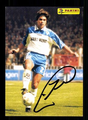 Sonny Silooy Autogrammkarte Arminia Bielefeld 1997-98 Original Signiert