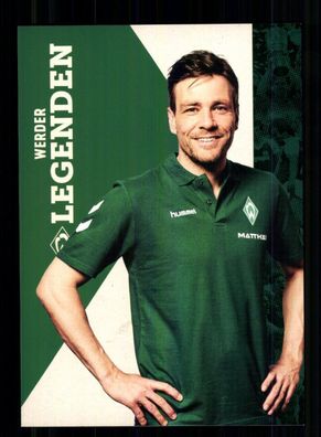 Clemens Fritz Autogrammkarte Werder Bremen 2023-24 Legenden ohne Unterschrift