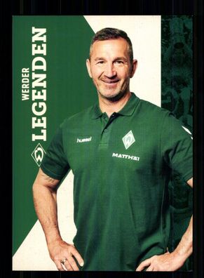 Oliver Freund Autogrammkarte Werder Bremen 2023-24 Legenden ohne Unterschrift