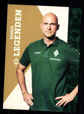 Christian Vander Autogrammkarte Werder Bremen 2023-24 Legenden ohne Untersch.