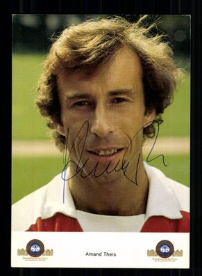 Amand Theis Autogrammkarte Fortuna Düsseldorf 1981-82 Original Signiert