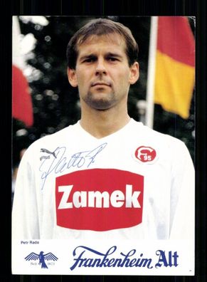 Petr Rada Autogrammkarte Fortuna Düsseldorf 1988-89 Original Signiert