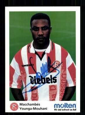 Macchambes Younga Mouhani Autogrammkarte Fortuna Düsseldorf 1997-98 Original