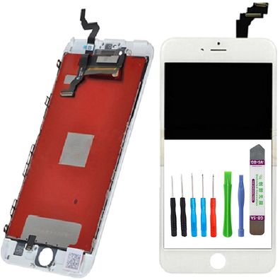OEM Display Für iPhone 6S LCD Weiss White + Touchscreen + Werkzeugset