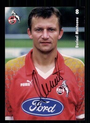 Dorinel Munteanu Autogrammkarte 1 FC Köln 1997-98 Original Signiert