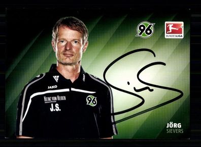 Jörg Sievers Autogrammkarte Hannover 96 2014-15 Original Signiert