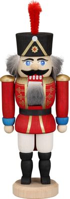 Nußknacker Husar rot HxBxT = 15x6x4cm NEU Weihnachten Seiffen Nutcracker Nüsse E