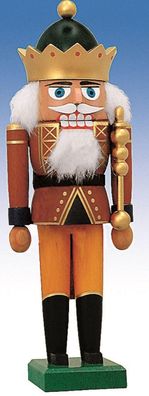 Nußknacker König mit Krone BxTxH= 10x8x29cm NEU Weihnachten Seiffen Nutcracker N