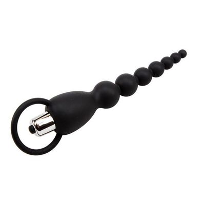 Anal Kette Elite Power 19.5 cm Silikon Schwarz