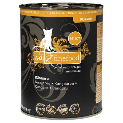 catz finefood ?Purrrr Känguru N° 107 - 6 x 400 g ? Katzennassfutter