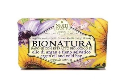 Nesti Dante Bio Natur Argan Toilettenseife, 250g - Luxuriöse natürliche Hautpflege