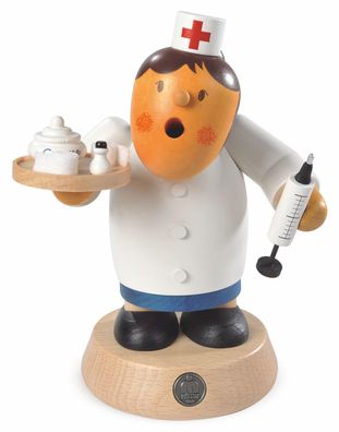 Räucherfigur Räuchermann Müllerchen Krankenschwester (BxH):13x16cm NEU