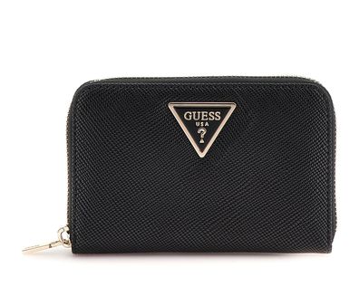 GUESS Laurel SLG Medium Zip Around Wallet Damen Geldbörse - Farben: black