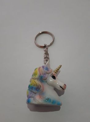 Schlüsselanhänger Einhorn, Rucksackanhänger Talisman Mitbringsel Einhörner