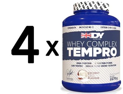 4 x Whey Complex Tempro, Coconut Milk - 2270g