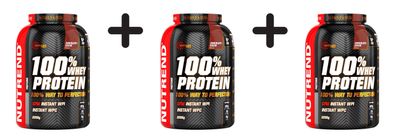 3 x 100% Whey Protein, Chocolate Cocoa - 2250g