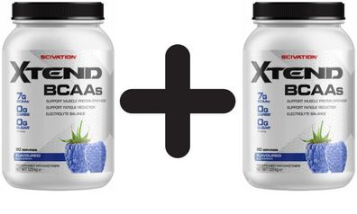 2 x Xtend, Blue Raspberry - 1248g