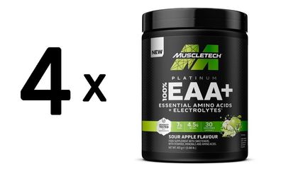 4 x Platinum 100% EAA+, Sour Apple - 401g