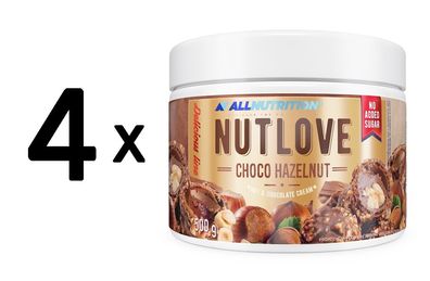 4 x Nutlove, Choco Hazelnut - 500g