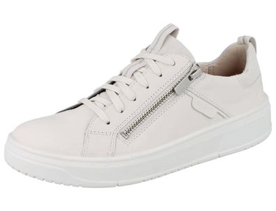 LEGERO Rejoise Damen Halbschuhe Sneaker weiss offwhite Nappa Velourleder