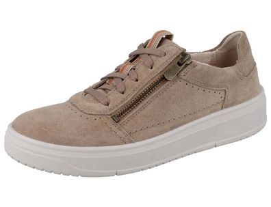 LEGERO Rejoise Damen Halbschuhe Sneaker Schnürschuhe beige Giotto Velourleder