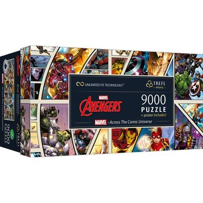 Marvel - Across The Comic Universe - UFT Puzzle 9000 Teile