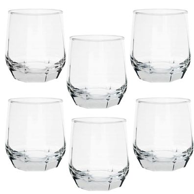 Wassergläsern 6 er- SET Whiskeyglas 215 ml Teegläser Kaffeeglas Whisky-Set