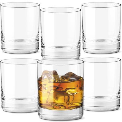 Whiskeyglas 320 ml Wassergläser Longdrink Whisky-Set Whiskygläser 6 Stück SET