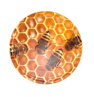 Honig Biene Twist Off Deckel Schraubdeckel Ø 66mm / 82/6mm Deckel für Gläser M7