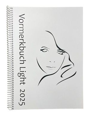 Salonplaner Vormerkbuch "light" 2025 - bis 5 Mitarbeiter, Frisör, Kosmetik, Nail