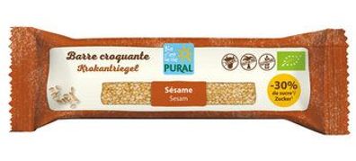 Pural 3x Sesam Krokantriegel -30% Zucker 35g