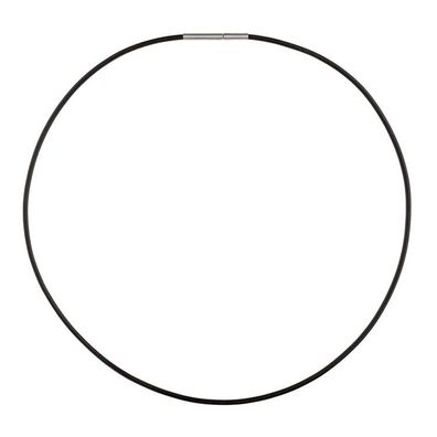 Halsband 54 cm - Lederseil 2,5 - Bajonett