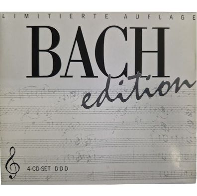 Konzert Johann Sebastian Bach Limitierte Auflage edition 4x CD Set Ca. 206 Min