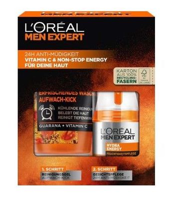 L'Oréal Hydra Energy Männer Gesichtspflegeset