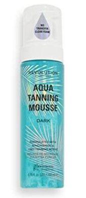 Revolution Aqua Tanning Mousse - Dunkler Farbton 200ml.