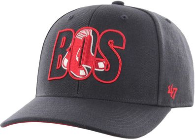 Offizielle Boston Red Sox ´47 Brand MVP DP Dunkelblaue Cap | MLB Baseball | 3D Logo