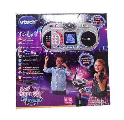 VTech Kidi Super Star DJ Studio black - 10-in-1 Karaokespielzeug mit Mikrofon