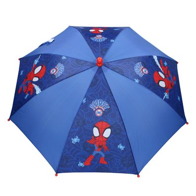 Vadobag Kinderschirm Regenschirm Spiderman Spidey Sky Defenders