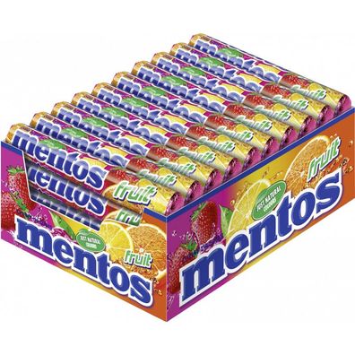 Mentos Chewy Dragees Frucht 40x 38g