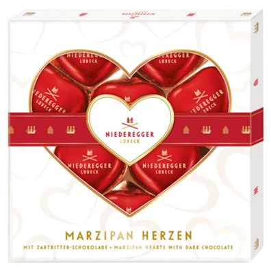 Niederegger Marzipan Herzen - Geschenkpackung - 125g