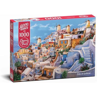CHERRY PAZZI Puzzle Farben von Santorini 1000 Teile