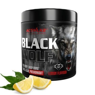 Activlab Black Wolf Pre Workout Booster Hardcore Pre-Workout Pump Zitrone 300g