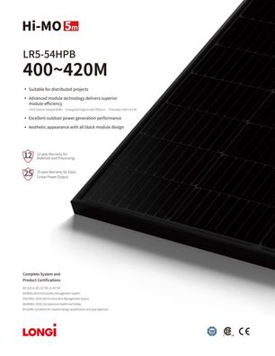 Solarmodul 410Wp Fullblack , Solarmodul, So0% Mwst. Solarmodul, Balkonkraftwerk