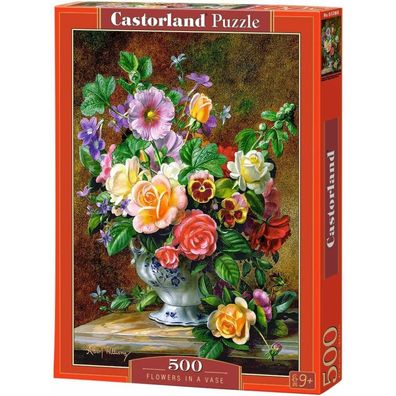 Castorland Puzzle Blumen in einer Vase 500 Teile