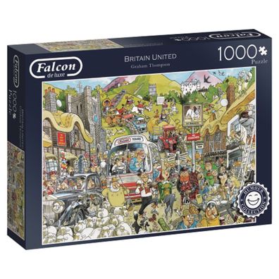 Falcon 11197 Britain United Humour 1000 Teile Puzzle